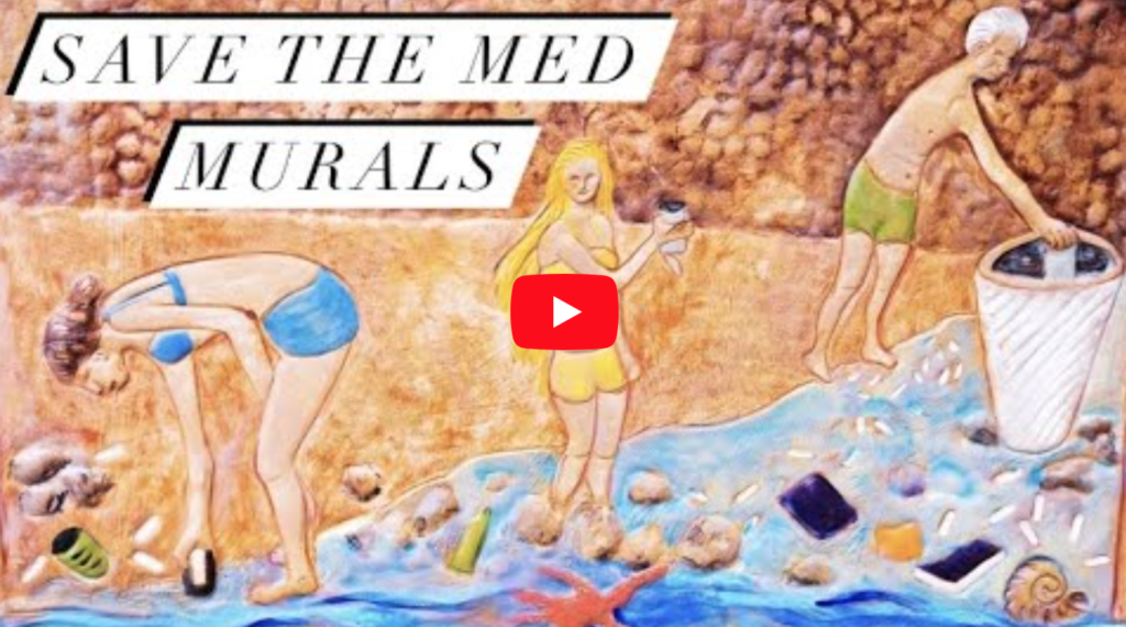 Save The Med Mural ceramic mallorca